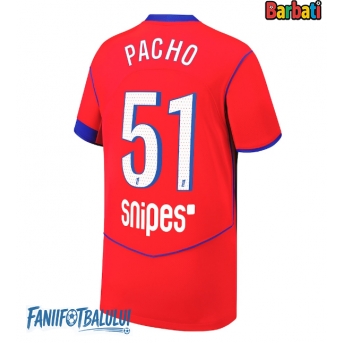 Paris Saint-Germain Willian Pacho #51 Tricou Fotbal Replică 2025-26 Barbati Treilea